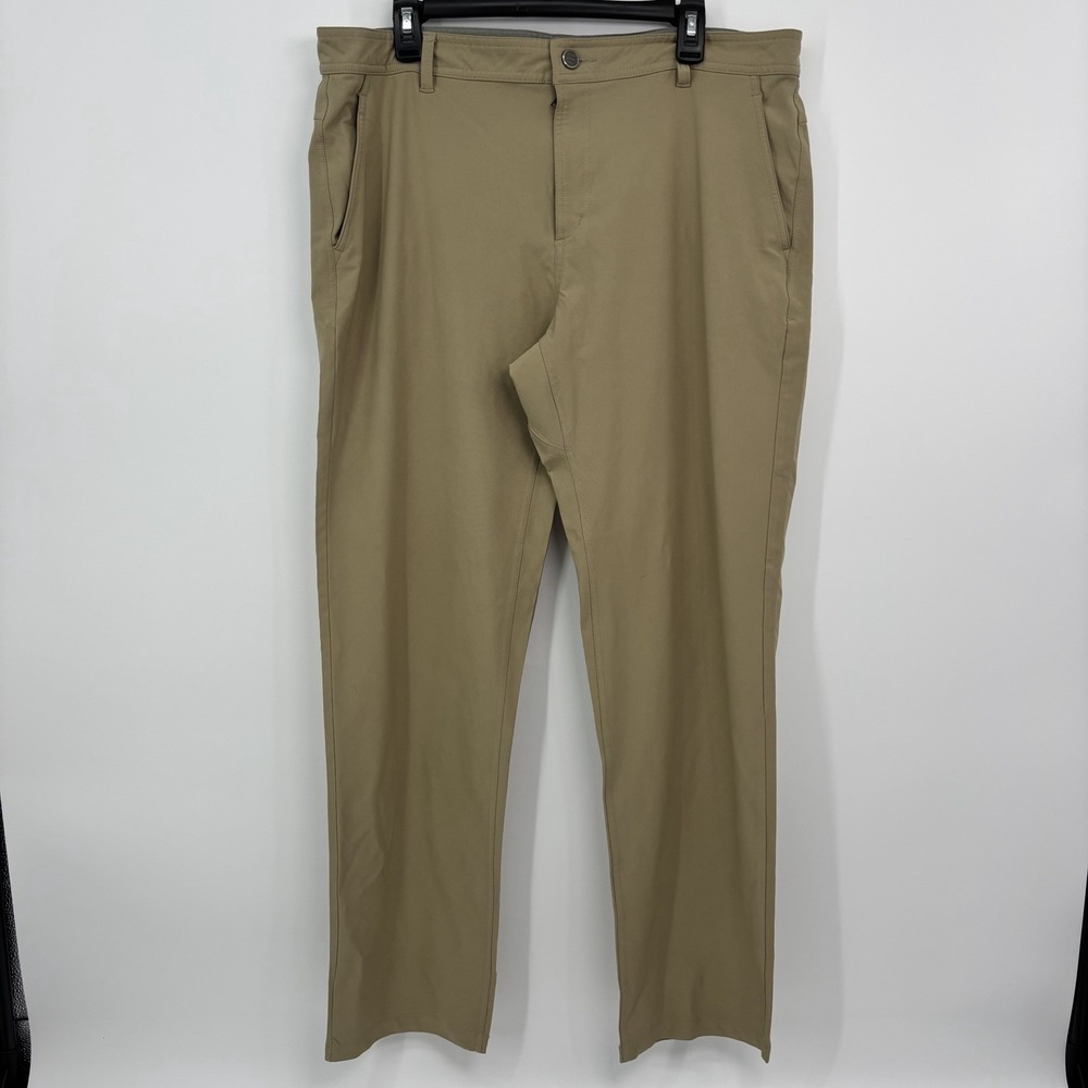 Free Fly Nomad Pants Performance Mens 38x32 Golf Stretch Khaki Chinos